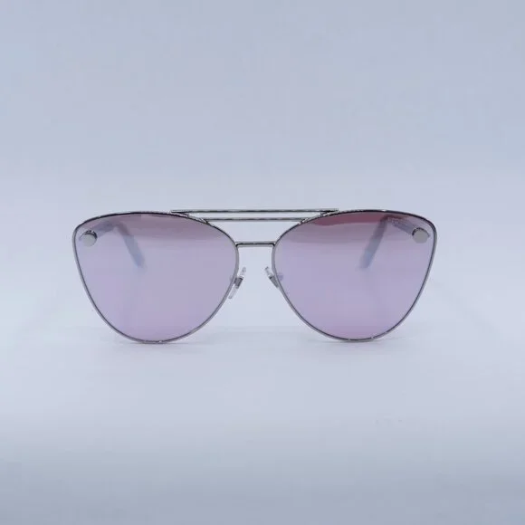 🕶️ New Versace VE2267 10007V Sunglasses - Silver Frame, Pink Lenses